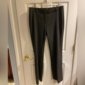 Brooks Brothers Charcoal 346 Lucia Fit Straight Leg Pants size 6 like new